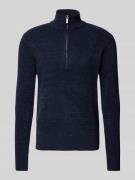 Gebreide pullover met ribboorden, model 'RODNEY'