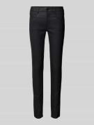 Skinny fit jeans met coating, model 'ALEXA'