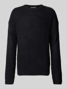 Gebreide pullover met ronde hals