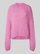 Gebreide pullover van alpacamix met ronde hals