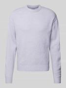 Gebreide pullover met ribboorden, model 'OLLIE'