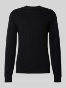 Gebreide pullover met ribboorden, model 'DANE'