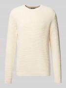 Gebreide pullover met ronde hals