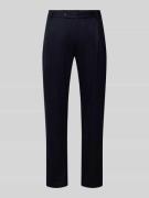 Regular fit pantalon van pure wol