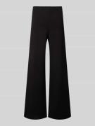 Straight fit broek van jersey