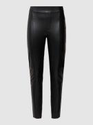 Legging in leerlook, model 'Fakeleder'