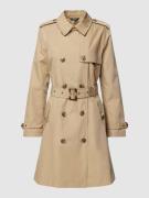 Trenchcoat met strikceintuur