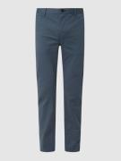 Slim fit chino met stretch, model 'Mott'