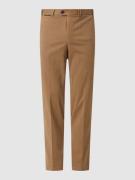 Regular fit chino met stretch, model 'Peaker'