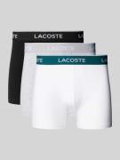 Boxershort met band met label in een set van 3 stuks