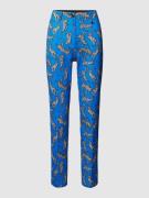 Stoffen broek met all-over print, model 'REMIX'