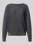 Gebreide pullover met effectgaren, model 'Violetta'