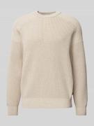 Gebreide pullover met extra brede schouders, model 'Alamaka'