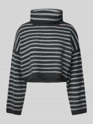 Korte gebreide pullover met col, model 'TALIO'