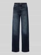 Wide fit high rise damesjeans met katoen, model 'JUICY'