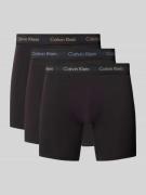 Boxershort met logo in band in een set van 3 stuks