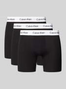 Boxershort met logo in band in een set van 3 stuks