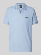 Poloshirt met labelprint