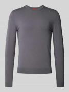 Gebreide pullover met ronde hals, model 'San Cody'