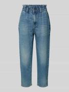 Regular fit jeans met ruches