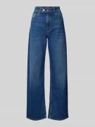 Loose fit jeans van viscose in 5-pocketmodel