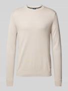 Gebreide pullover met ronde hals, model 'Sergor'