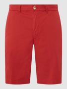 Korte straight fit chino met stretch, model 'Bozen'