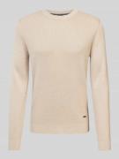 Gebreide pullover met labeldetail, model 'Wikko'