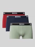 Boxershort met elastische band in een set van 3 stuks