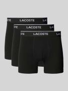 Boxershort met band met label in een set van 3 stuks