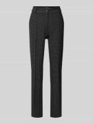 Slim fit broek met persplooien, model 'Style.Marone'