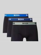 Boxershort met elastische band in een set van 3 stuks