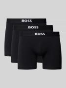 Boxershort met elastische band met logo in een set van 3 stuks