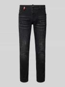 Slim fit jeans met 5-pocketmodel, model 'LEONARDO'