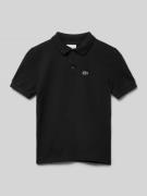 Poloshirt met labeldetail