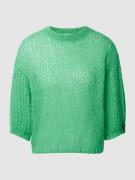 Gebreide pullover met 3/4-mouwen, model 'Dreamy'