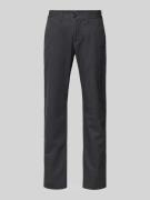 Slim fit chino met structuurmotief