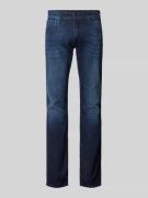 Slim fit jeans in 5-pocketmodel, model 'ANBASS'