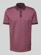 Regular fit poloshirt met labeldetail, model 'Parlay'