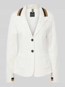 Slim fit blazer met steekzakken