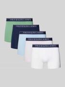 Boxershort met elastische band met label in een set van 5 stuks