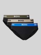 Slip met elastische band met label in een set van 3 stuks, model 'Powe...