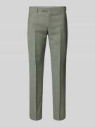 Modern fit pantalon met wol, model 'Brad'