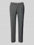 Regular fit pantalon met riemlussen, model 'Ray'