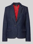 Jeansblazer met klepzakken, model 'YASINE'