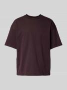 Boxy fit T-shirt en ronde hals