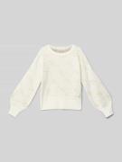 Sweatshirt met strass-steentjes