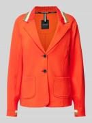 Slim fit blazer met contraststrepen