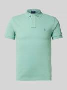 Poloshirt met labelstitching