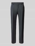 Regular fit pantalon met persplooien, model 'Lenon'